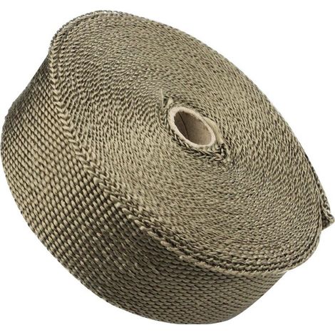 Ruban isolant pour collecteur d'échappement, 15 m, 50 mm (or titane) (1/5)