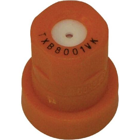 Tobera est谩ndar chorro c贸nico TXB 80掳 01 naranja cer谩mica TeeJet TEEJET TXB8001VK