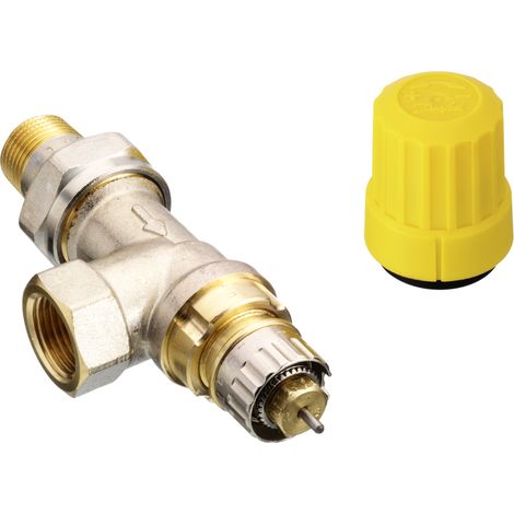 Ventil Danfoss RA UR 3 8 gelb DN 10 vernickelt (1/4)
