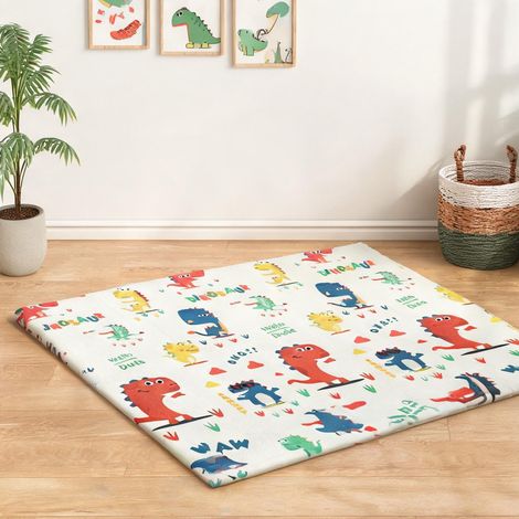 Tapis de jeu bébé pliable 196 x 176 cm mousse XPE réversible (1/5)