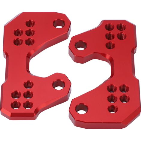 Repose-pieds arrière réglables pour moto YZF R3 R25 MT25 MT03, base de montage de rechange, rouge (1/5)