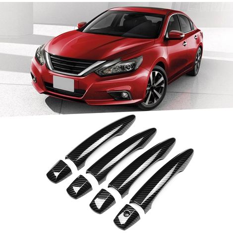 8 Türgriffblenden im Carbon-Design, Fahrerseite links, kompatibel mit Nissan Teana 2019 (1/5)
