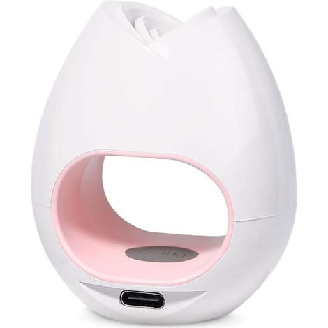 Lampe à ongles rose portable 6W (type bouton)
