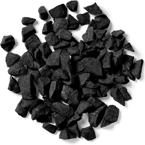 Meteor Bulk Bag 850 kg Chippings - 10-20 mm Black Basalt Stone - L100 x W100 x H80 cm