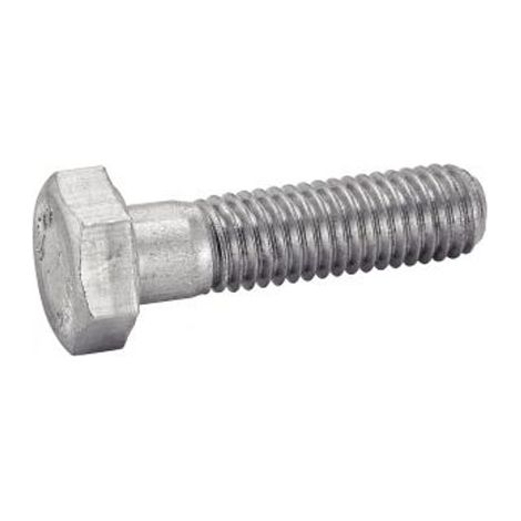 Vis à métaux tête hexagonale, partiellement filetée (TH) inox - Longueur: 120 - Qualite Inox: A2 - Diamètre: 30
