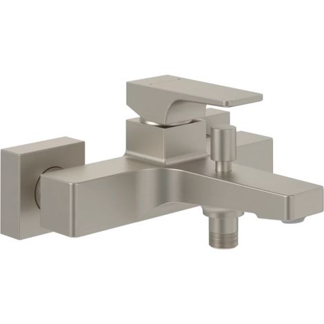 Mitigeur bain douche mécanique VILLEROY ET BOCH Architectura Square Brushed Nickel Matt (1/4)