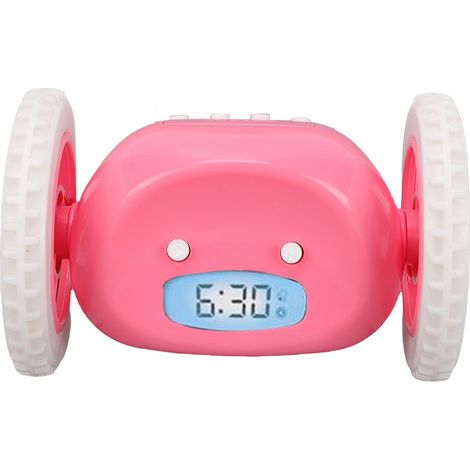Réveil extra fort avec roues mignon intelligent roulant – Vibrant numérique snooze gros dormeurs adultes enfants ados (1/5)