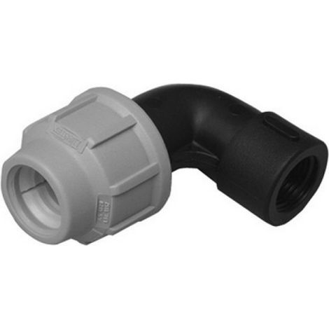 GOMITO A 90° C/DERIVAZIONE FEMMINA DIANFLEX BRAND PER POLIETILENE 1/2 x 32