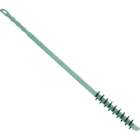 Brosse nettoyage machine à laver manche rallongé, plastique, tambour et rainures, entretien (1/5)