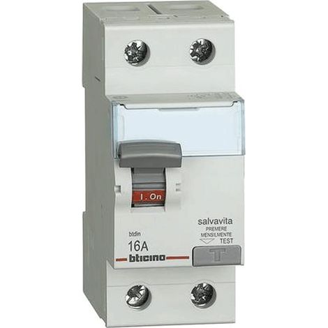 Bticino salvavita differenziale 16A 10MA G722AC16 (1/2)