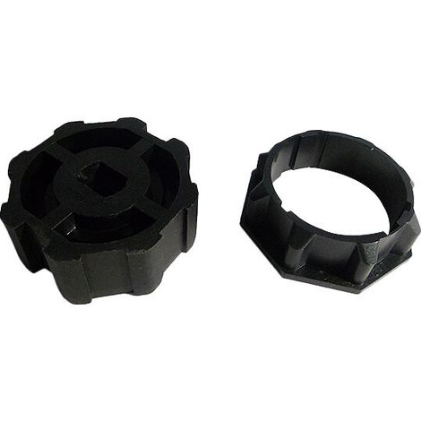 Adaptateur Octogonal - Diamètre 59 mm - Épaisseur 0,7 mm - Pour Tube 60 mm et Moteur 45 mm - 1 Pièce (1/3)