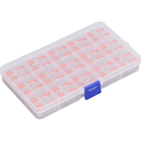 30 Stück Schnellverbinder, transparente PC-Kupfer-Abisolierklemmen, Splitter DF-12 (1/5)