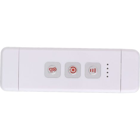 Lampe de lecture à pince, multifonctionnelle, ultra-mince et mini, 3 niveaux de luminosité, rechargeable par USB, blanche (1/5)