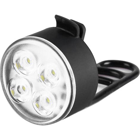 Feu arrière vélo haute luminosité, éclairage de queue rechargeable USB, feu de signalisation pour cyclisme sur route, blanc (1/5)
