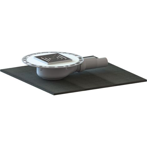 Dallmer TistoPlan K 12 Schallschutzablauf 120x120mm, DN 40/50, PP/Edelstahl, 513939 (1/2)