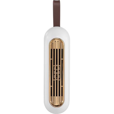 Fridge Deodorizer - Rechargeable USB Mini Odor Eliminator For Refrigerator Wardrobe Shoe Cabinet - 13.5x4x4 Cm - 128 G - Gold