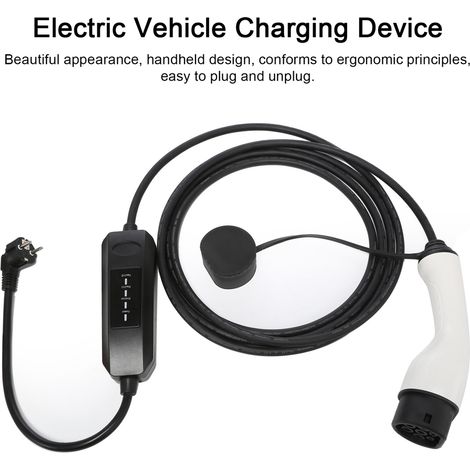 Chargeurs portables pour véhicules électriques 13A, dispositif de charge Automobile à nouvelle énergie avec voyant lumineux (1/5)
