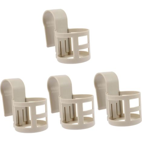 4pièces Porte-gobelet Clip Piscine Hors Sol Support De Boisson Antidéversement pour Canettes Et Accessoires De Plage Couleur Grise (1/5)