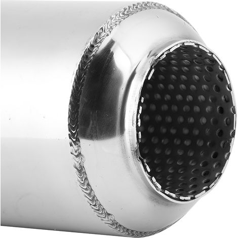 Modification de la section centrale du tuyau d'échappement universel de 63 mm pour voiture, 2,5 pouces, silencieux de réglage dissipatif de 63 mm pour échappement automobile, silencieux Tornado (noyau (1/4)