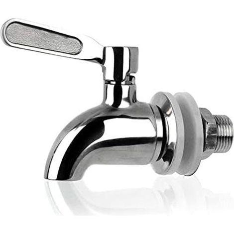 Robinet en acier inoxydable 304 pour fûts de vin, robinet à jus, robinet pour bouteilles de vin en verre, robinet à bière (1/5)