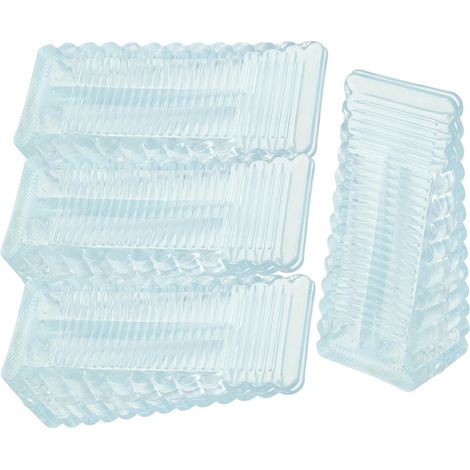 4 Pieces Blocker Medium Pieces Rubber Clear Drill Homes Shock Sized