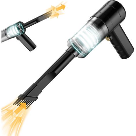 Mini-Multifunktions-Akku-Staubsauger – ideal für Computer, Auto und Tastatur. Ausgestattet mit einem 18650-Lithium-Akku (1800 mAh), inklusive Filter und Bürste. (1/5)