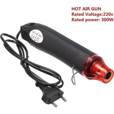 300W Electric Hot Air Gun for Shrinking FIMO Stamps and Seals (1/3)