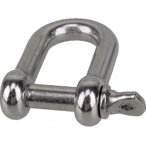 Élingue de levage japonaise à maillons en fer à cheval, 1 boucle droite, manille en D de 38 mm (1/4)