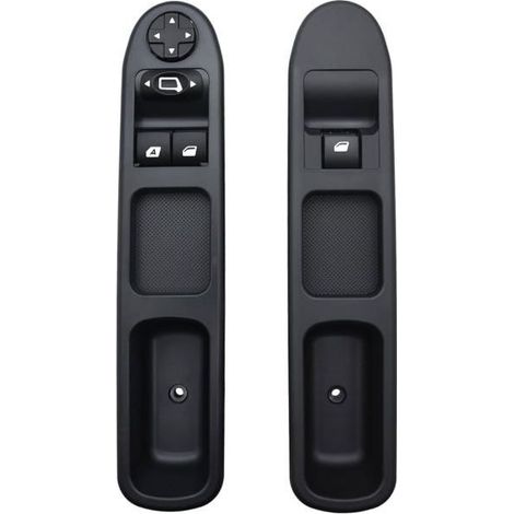 Commande Leve Vitre 207 Passager + Côté Conducteur 2 Pièces pour Peugeot 207 Citroen c3 6554.QC 6 broches 6490HQ 6554HJ