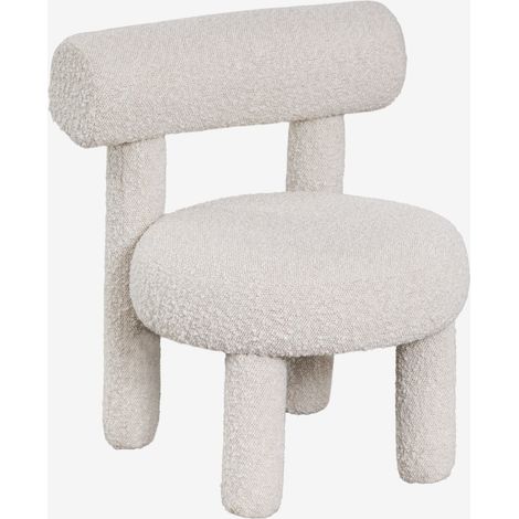 Sedia in tessuto bouclé Gia Kids SKLUM