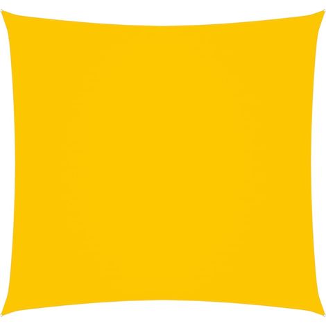 Telo parasole a vela in tessuto oxford quadrato 45 x 45 m giallo 020009496