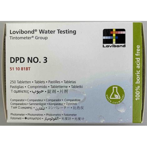 Pastiglie dpd 3 per FOTOMETRO ELETTRONICO conf.250pz.