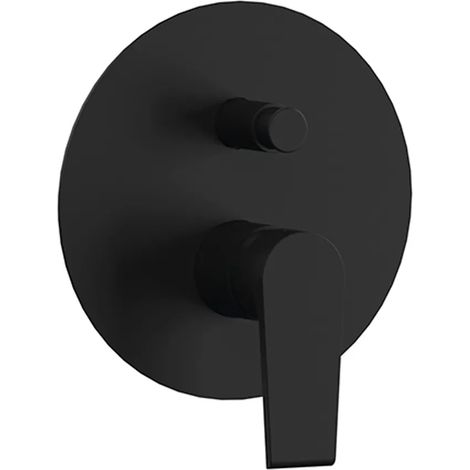 Miscelatore doccia incasso nero opaco con deviatore Mariani serie Artic (1/3)