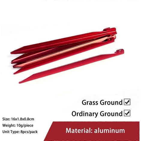 1. Aluminium- und ABS-Zeltnägel für Outdoor-Camping – zum Einschrauben für Sand, Schnee und Gras – verschiedene Ausführungen erhältlich.