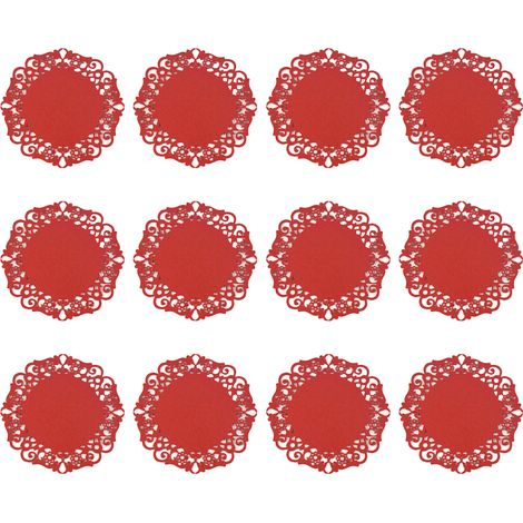 Sous-verre Tissé - Absorbant Et Isolant Thermique - Pour Intérieur Maison Cuisine Bureau - Lot De 6 (1/5)