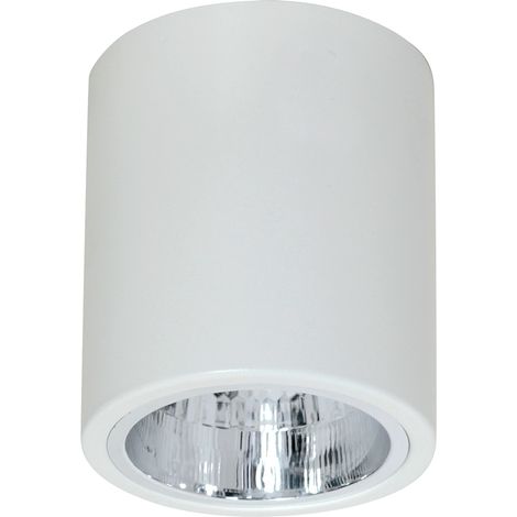 Faretto soffitto rotondo bianco Ø11 E27 15W Luminex
