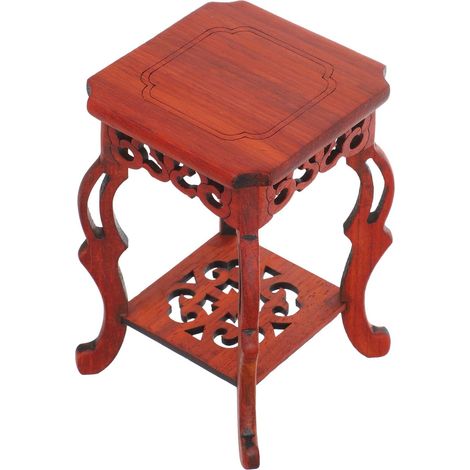 Socle en Bois pour Plante D'intérieur, Support Polyvalent et Élégant pour Vase ou Aquarium, pour Salons et Bureaux (1/5)