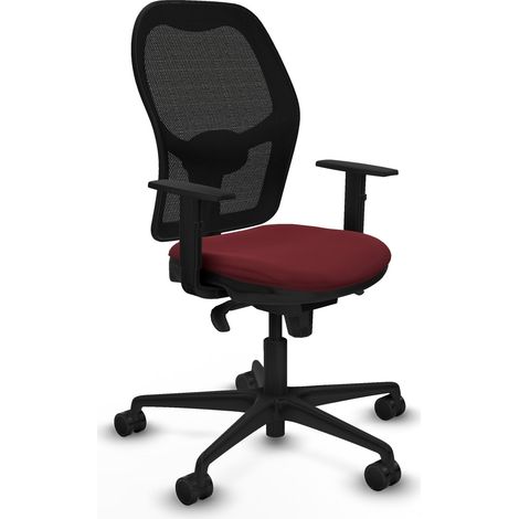 Silla de Oficina Piqueras y Crespo 1D036N0 Granate