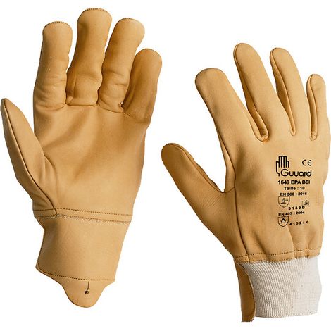 Gants GUYARD 1549 EPA BEI, Taille 8, 10 Paires, Beige ( Prix pour Paquet de 10 Paires )