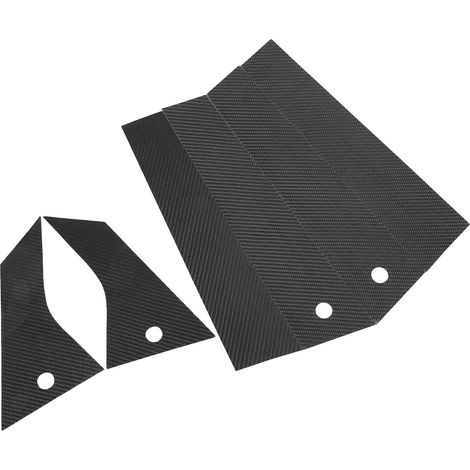 Lot de 6 Stickers de Garniture de Montant B et C en Fibre de Carbone pour Ford Mustang Mach-E 2021+, Remplacement Autocollant de Pilier de Portière, Décoration Intérieure/Extérieure (1/5)