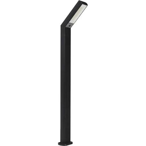 Lámpara solar LED para jardín V-TAC de 1,7 W, 840 x 95 x 160 mm, color negro, CCT, IP65