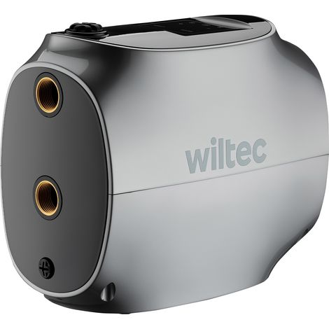 Wiltec Pompa a trascinamento magnetico 450 W, funzionamento automatico con prevalenza di 30 m, pompa centrifuga per casa e giardino