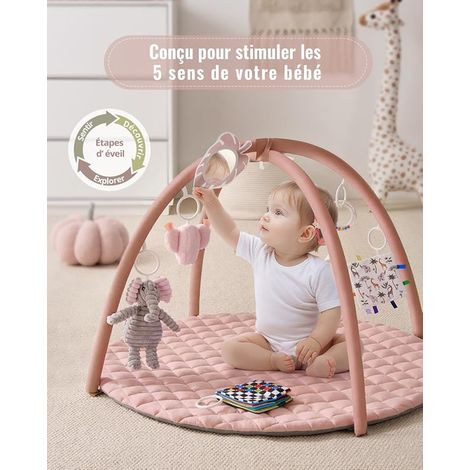 Baby Activity Mat Mat Polyester Pink (1/4)