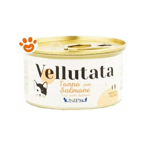 Unipro Cat Adult Vellutata al Tonno con Salmone - Lattina 85 Gr -