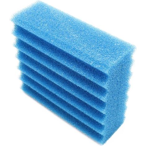 Éponge Filtrante - 230 x 85 x 200 mm - Pour Filtre de Bassin CBF-200T CBF-200U CBF-200 CBF-350 - Polyuréthane Bleue/Jaune - 1 Pièce (1/4)