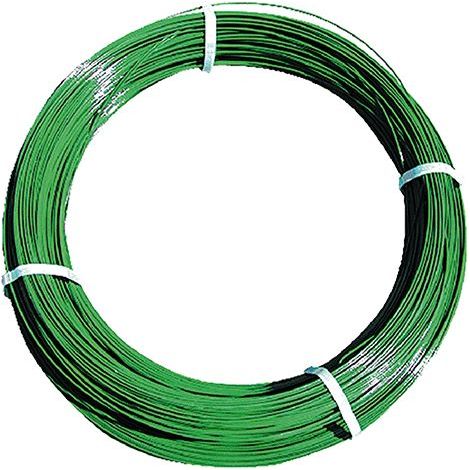 Sidex 1 kg di filo ferro per tensione in acciaio zincato plastificato 2,7 mm