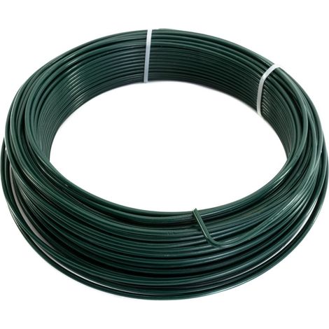 TrendLine Draht Ø 3,1 mm Wickeldraht 55 m Blumendraht Pflanzendraht Grün (1/2)