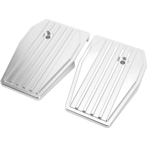 Lot de 2 repose-pieds de moto en alliage d'aluminium CNC antidérapant, compatibles avec REBEL CMX500 et CMX300 (2017-2022), couleur argent. (1/5)
