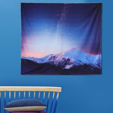 Wandbehang im böhmischen indischen Mandala-Stil, Wandteppich, Wandbehang (7) (1/5)