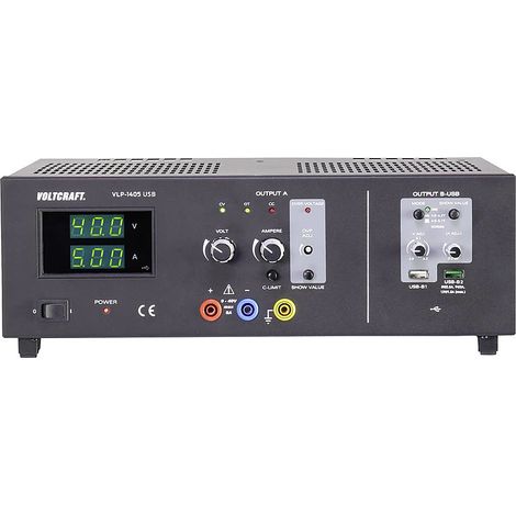[GEBRAUCHT] Voltcraft Labornetzgerät Vlp 1405 Usb 3 Ausgänge Einstellbar 0 40 V 0 5 A 233 W B-Ware